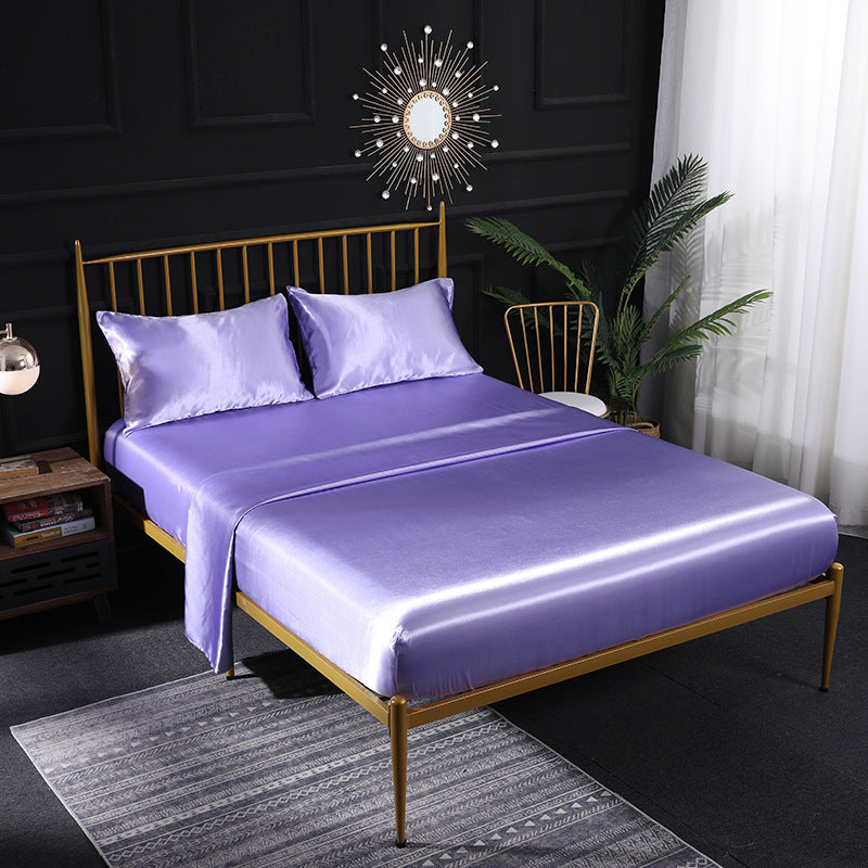 Ice Silk Four Piece Bedsheet