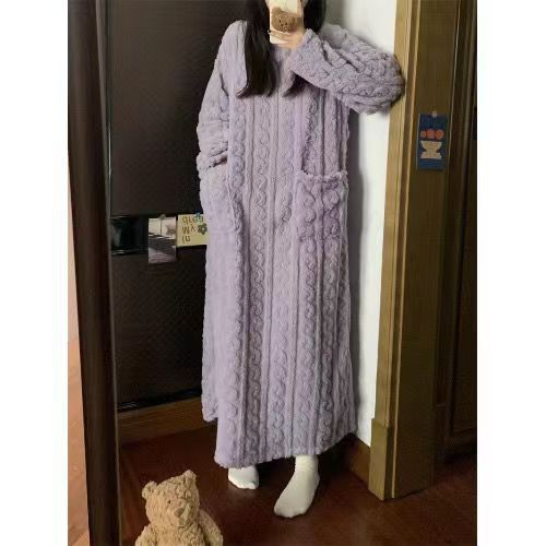 Fleece Nightgown Long