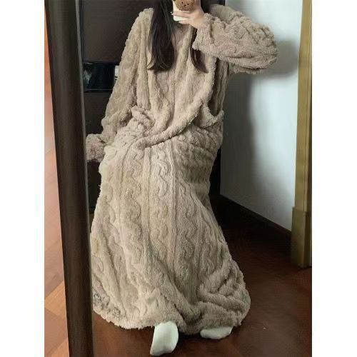 Fleece Nightgown Long