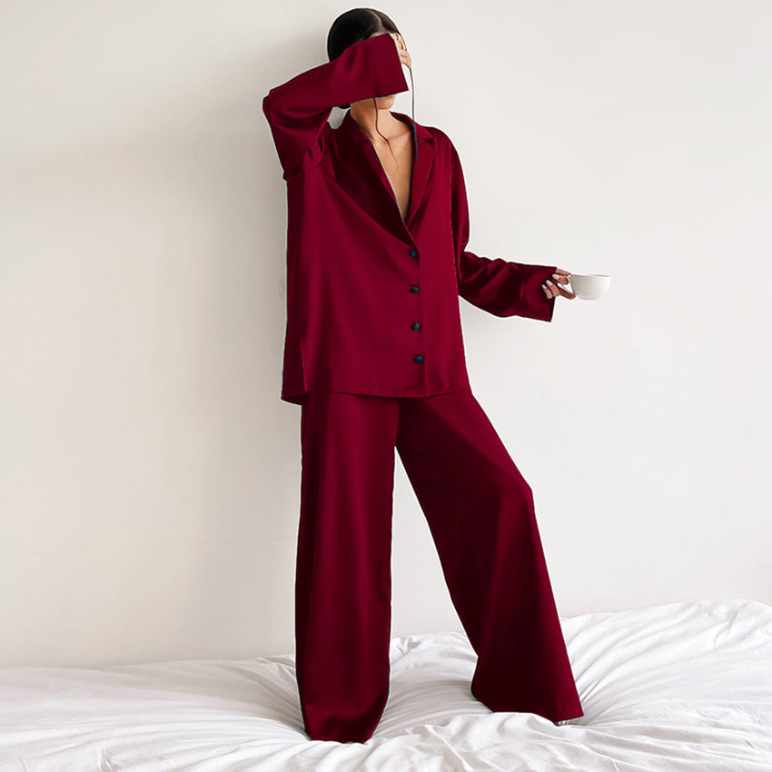 Silk Pure Color Pyjamas