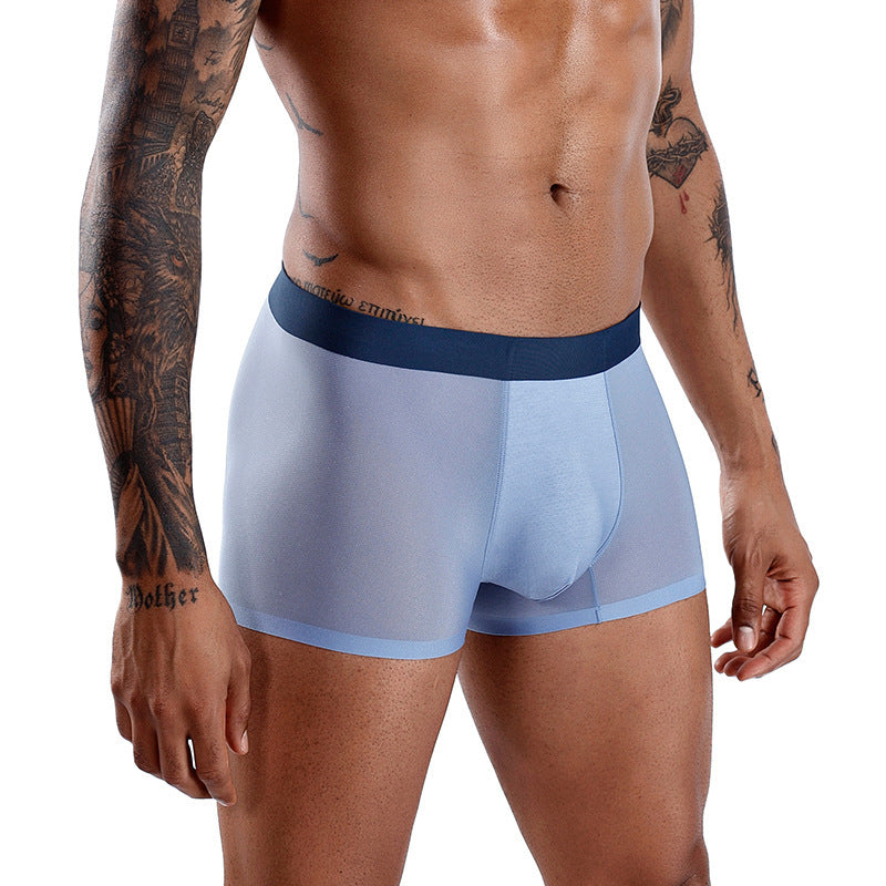 Silk Seamless Antibacterial Boxer Briefs