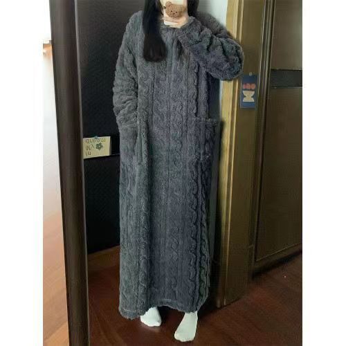 Fleece Nightgown Long