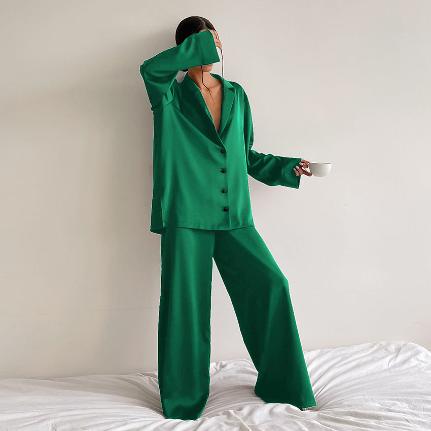 Silk Pure Color Pyjamas